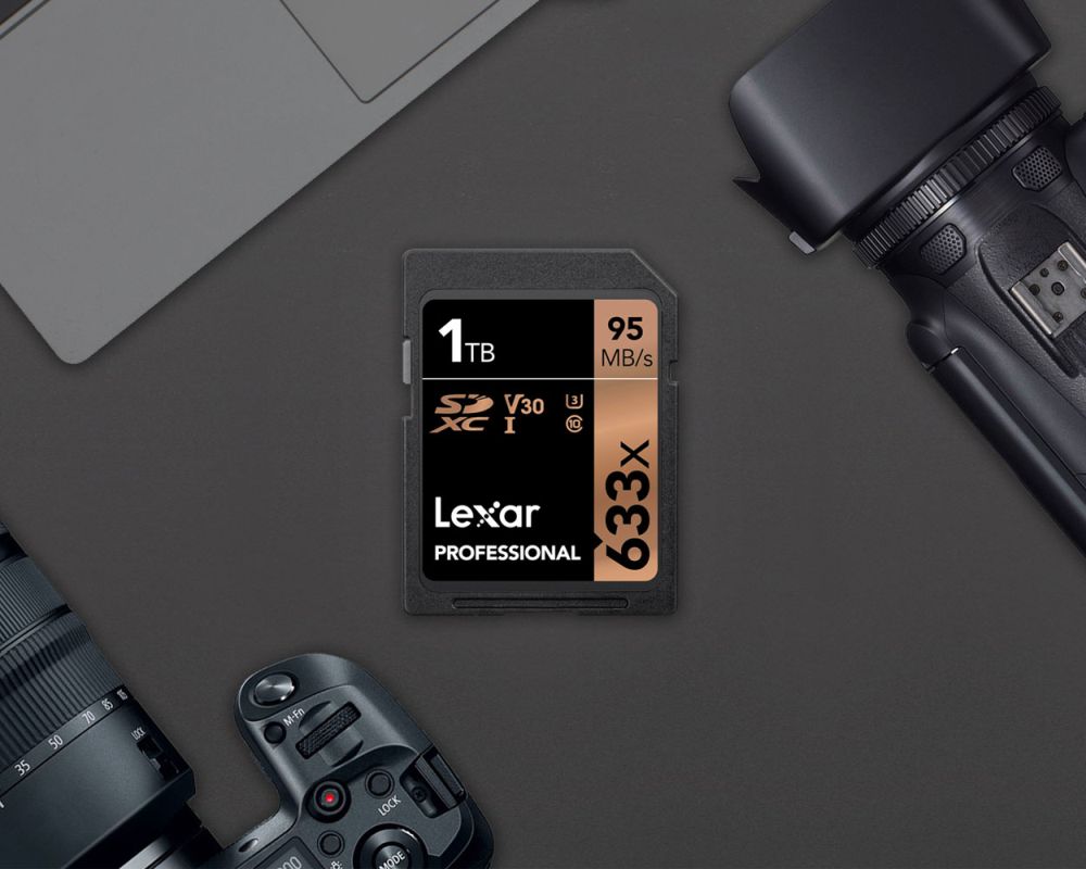 , Lexar Announces 1TB 633x SDXC&#x2122; UHS-I card, the behemoth of storage capacity.