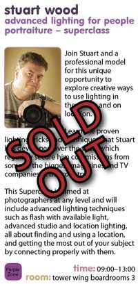 Stuart Wood’s Superclass ‘Advanced Lighting for People Portraiture’ – Now Sold Out