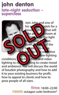 John Denton’s Superclass Late Night Seduction – Now Sold Out