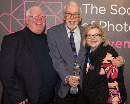  Phil and Juliet Jones from The Societies of Photographers with Llewellyn Robins.