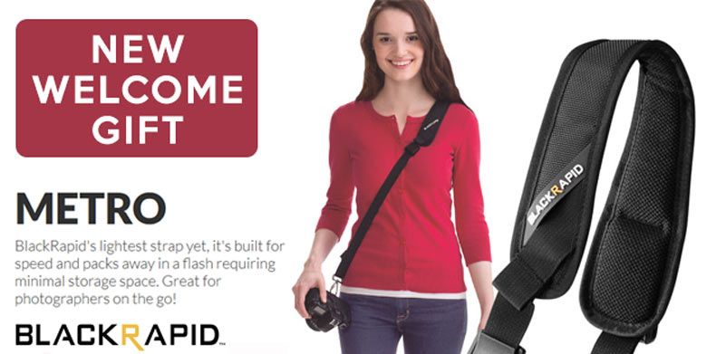 , Join the Societies today for £99 and receive a FREE BlackRapid Metro camera strap
