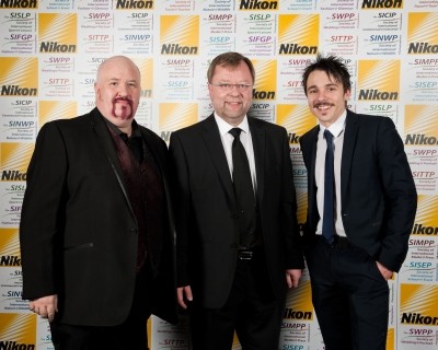 Damian McGillicuddy Societies' Judge with Roman Melnyk and Richard P Walton