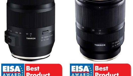 Tamron lenses awarded with two prestigious EISA Awards in 2019 Tamron lenses awarded with two prestigious EISA Awards in 2019