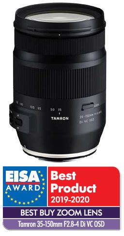 , Tamron lenses awarded with two prestigious EISA Awards in 2019