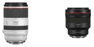 Canon RF 70-200mm F2.8L IS USM and RF 85mm F1.2L USM DS