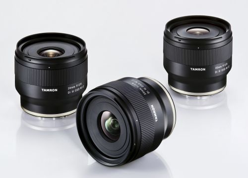 , Tamron announces three close-­focusing fixed focal lenses for Sony E-­mount full‑frame mirrorless cameras