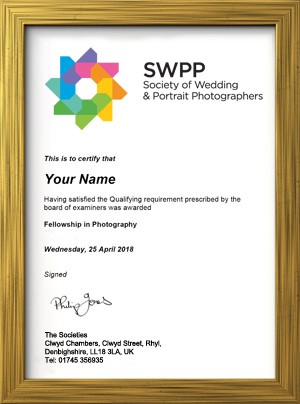 Qualified Photographer Certificate