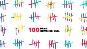 100 Days. 100 Commissions.