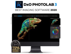 DxO PhotoLab 3 was awarded the 2020 TIPA Award