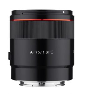 , SAMYANG launches New AF 75mm F1.8 FE