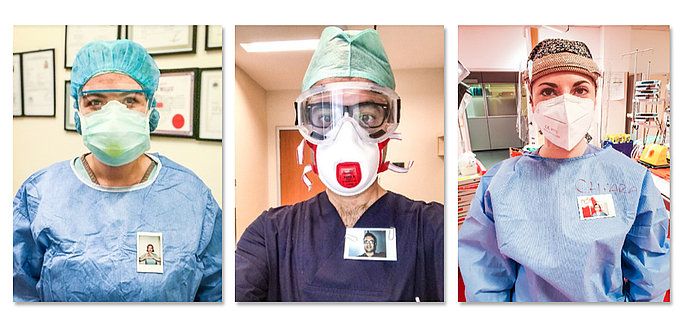 Instax instant cameras are helping NHS frontline staff share a smile with patients from behind their PPE 