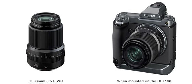 Fujifilm releases FUJINON Lens GF30mmF3.5 R WR Fujifilm releases FUJINON Lens GF30mmF3.5 R WR