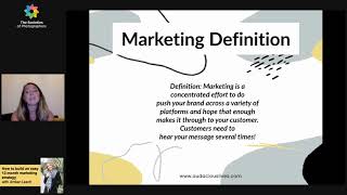 How to build an easy 12 month marketing strategy with Amber Leach