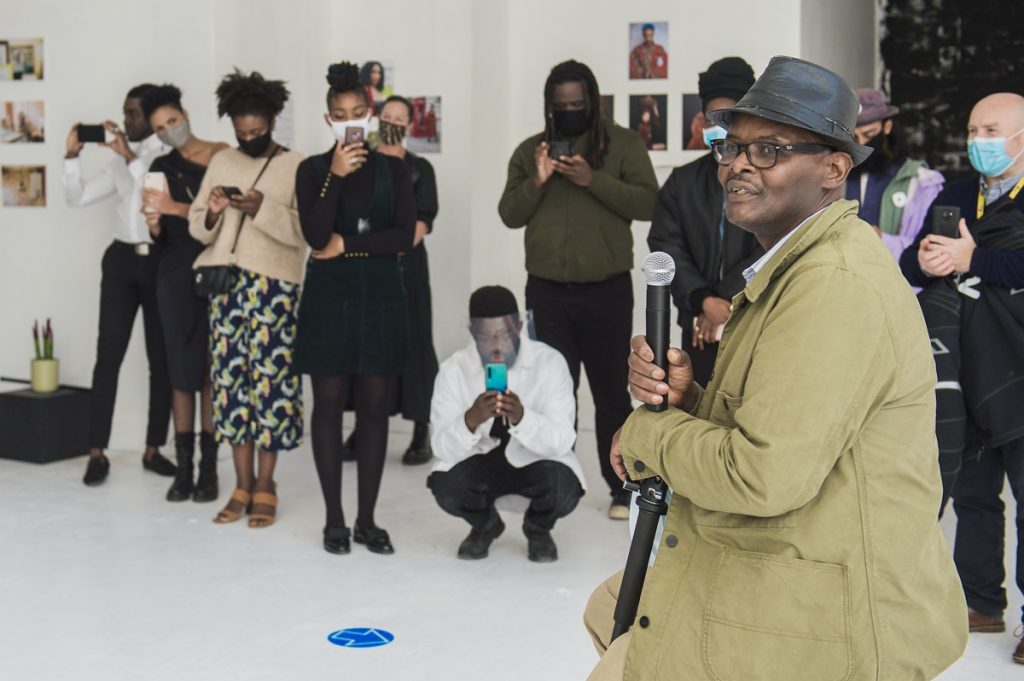 ukbftog-94 by Grimmy West Photography guest speaker Dr Vanley Burke opening the exhibition