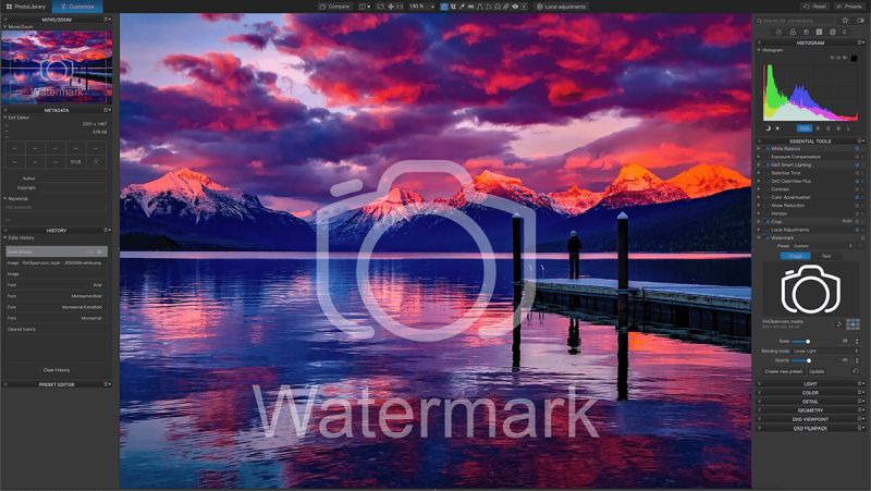 DxO Instant Watermarking