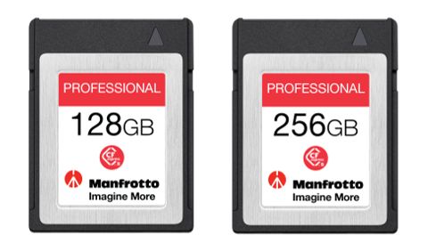 , Manfrotto launch new CFexpress&#x2122; Type B memory cards