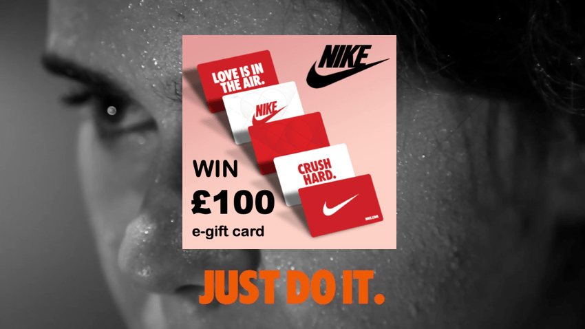 COMPETITION Win £100 Nike e-gift card 