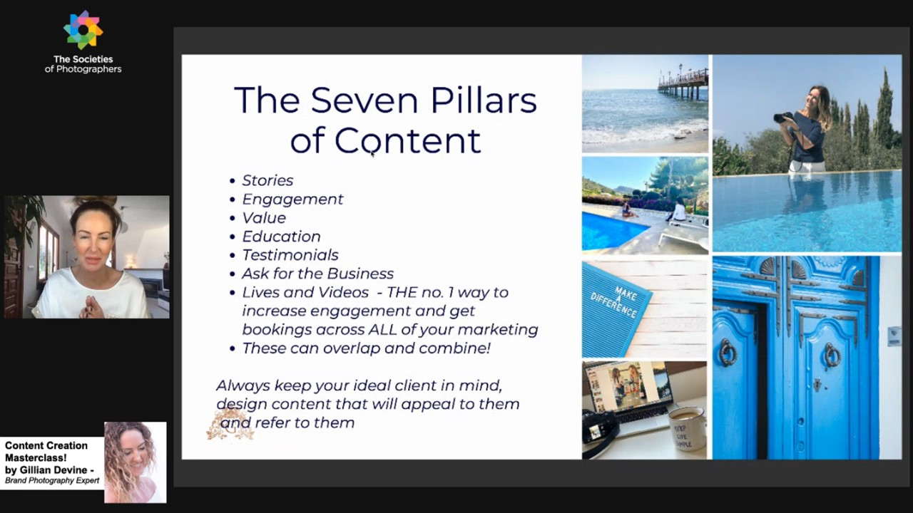 Webinar: Content Creation Masterclass! by Gillian Devine