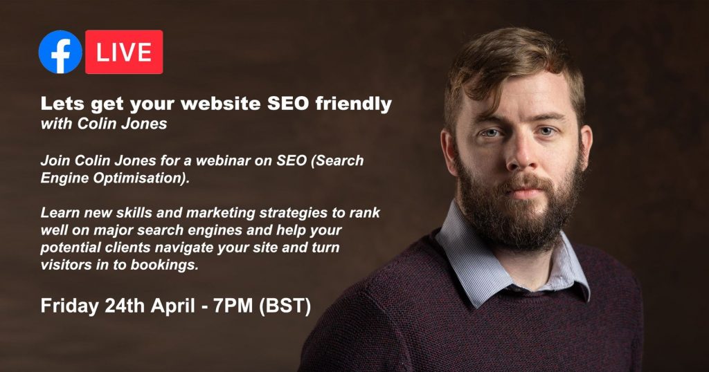 Webinar: Lets get your website SEO friendly with Colin Jones