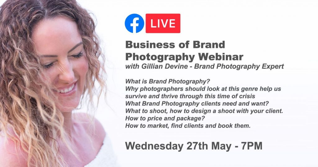 Business of Brand Photography Webinar with Gillian Devine