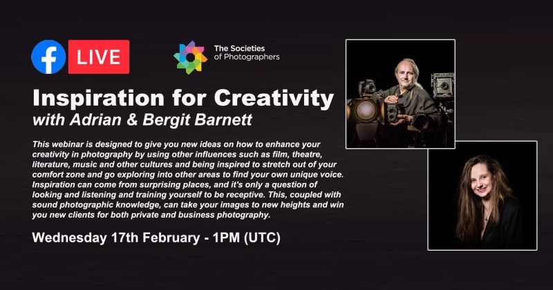 Webinar: Inspiration for Creativity with Adrian and Bergit Barnett