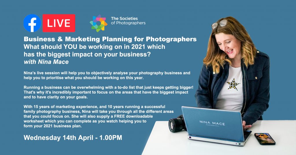 Webinar: Business & Marketing Planning for Photographers with Nina Mace