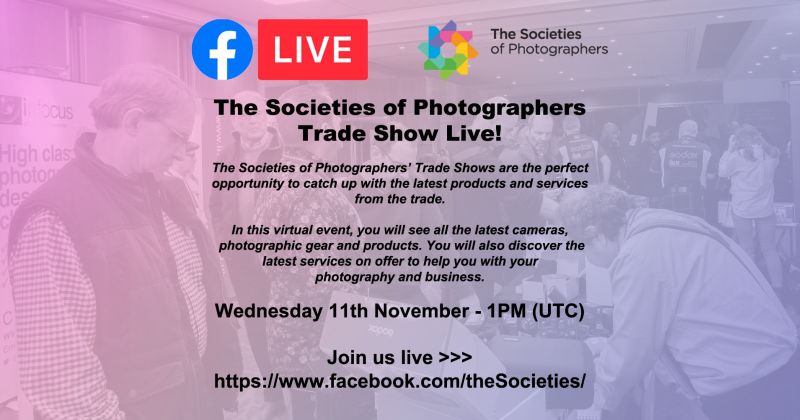 The Societies of Photographers Trade Show Live!