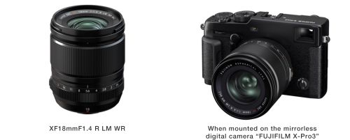 , Fujifilm launches FUJINON Lens XF18mmF1.4 R LM WR