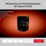 , Sony Announces the Compact, Ultra-Wide Angle, Large Aperture FE 14mm F1.8 G Master&#x2122; Prime