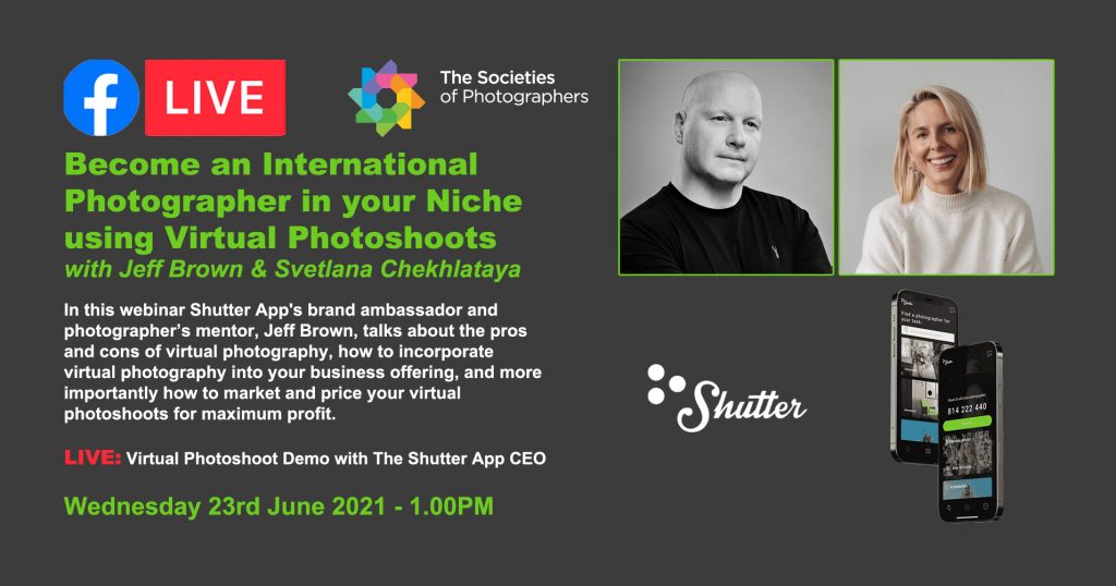 Webinar: Become an International Photographer in your Niche using Virtual Photoshoots with Jeff Brown & Svetlana Chekhlataya