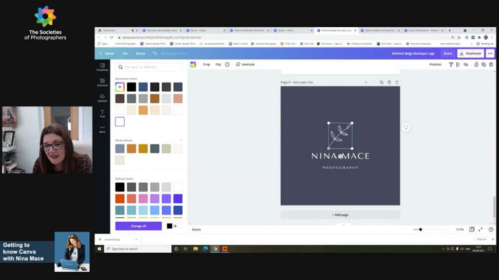 Getting to know Canva with Nina Mace
