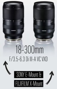 18-300mm F/3.5-6.3 Di III-A VC VXD (Model B061) For Sony E-Mount / FUJIFILM X-Mount
