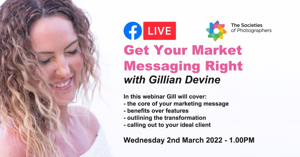 Webinar: Get Your Market Messaging Right with Gillian Devine 