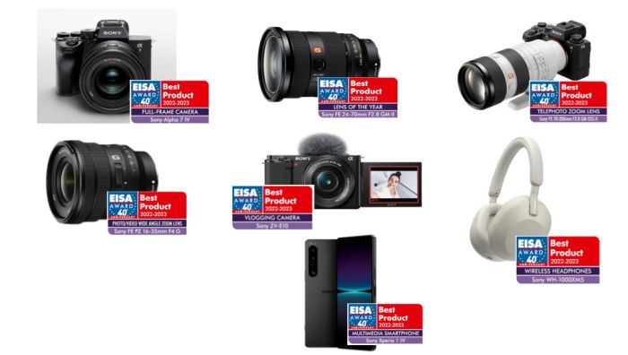 , Sony Celebrates Eight Wins at 2022  EISA Awards Including Full-Frame Camera for  Alpha 7 IV and Multimedia  Smartphone for Xperia 1 IV