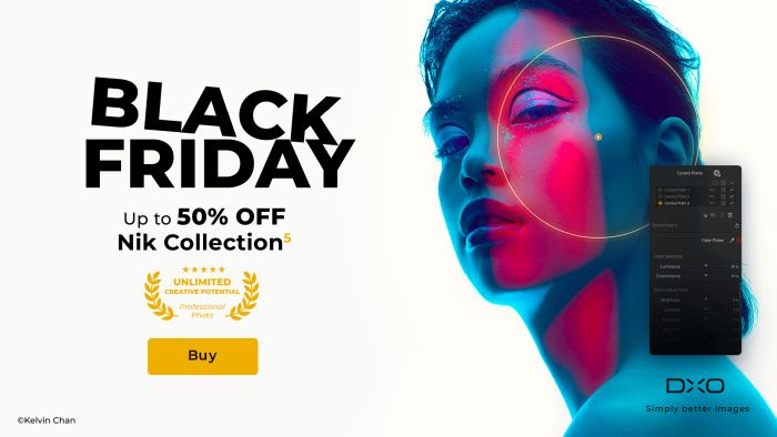 , DxO announces up to 50% off its photo editing software for Black Friday