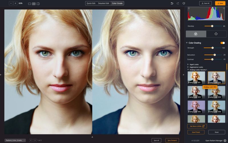 , Radiant Photo 1.1: Bringing your images to a new creative level with Color Grading