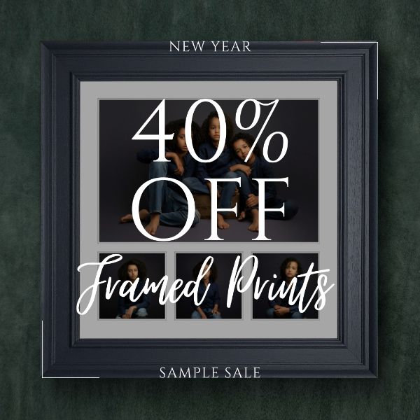 40% off framed prints