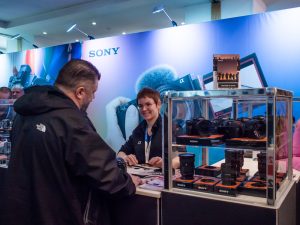 Sony stand at the London Photo Trade Show