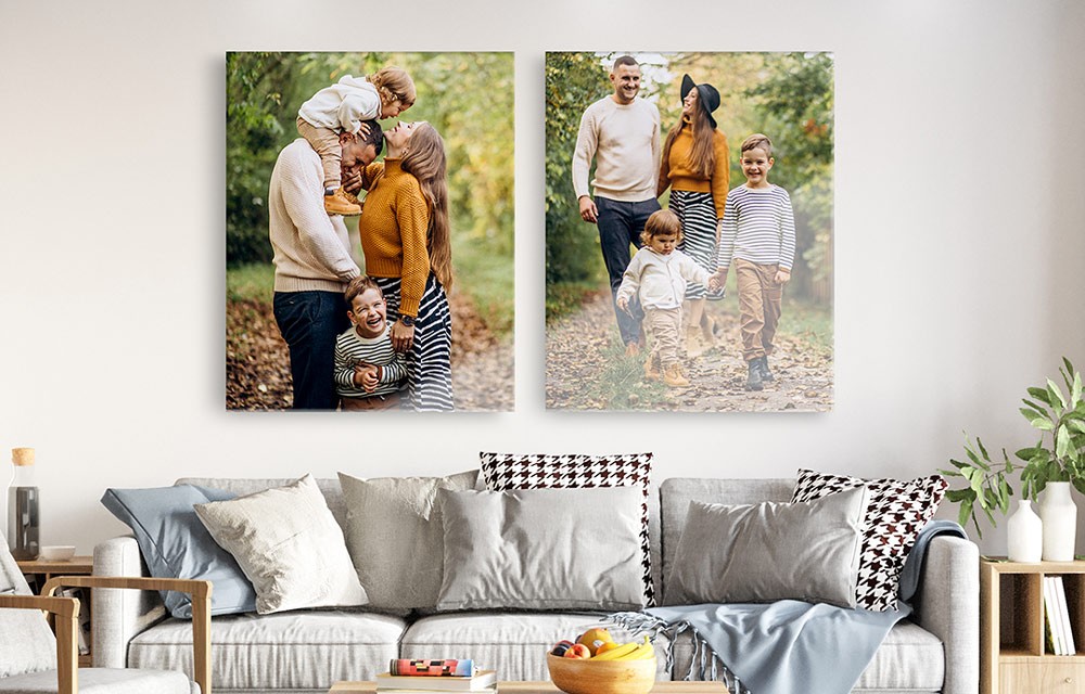 Family Portraiture on Wall