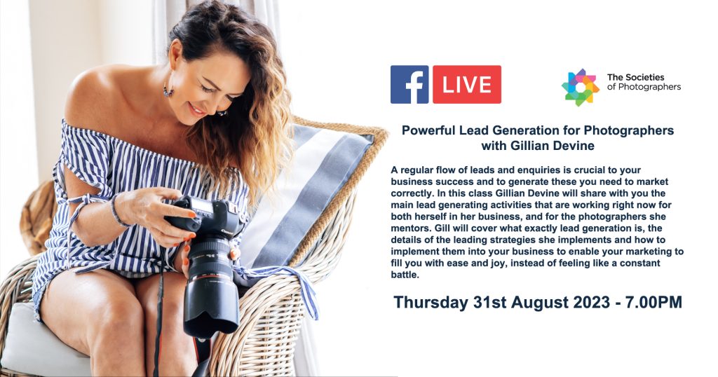 Webinar: Powerful Lead Generation for Photographers with Gillian Devine 