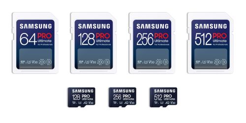 , Samsung Unveils New PRO Ultimate Memory Cards Designed with Increased Speed and Reliability for Professional Content Creators