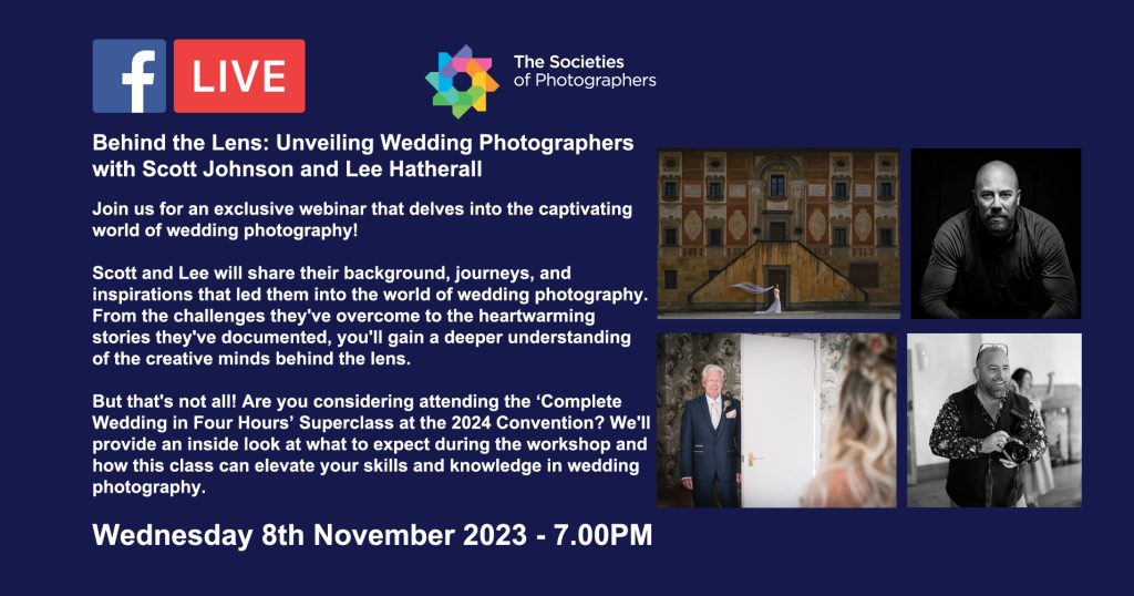Webinar: Behind the Lens: Unveiling Wedding Photographers with Scott Johnson and Lee Hatherall