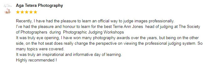 Photographic judging workshop