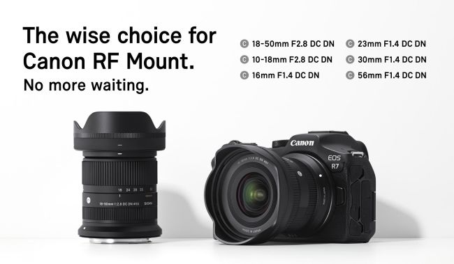 , SIGMA launches interchangeable lenses for Canon RF Mount system