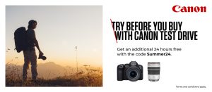 Canon Launches Summer Free Test Drive for Cameras and Lenses