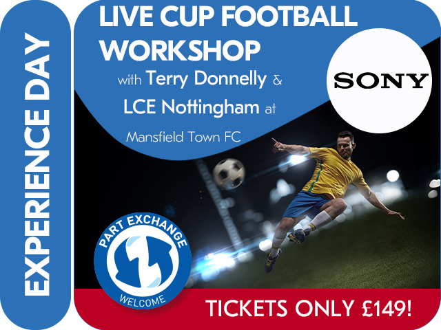 LIVE CUP FOOTBALL WORKSHOP - with SONY & TERRY DONNELLY
