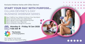 Start Your Day with Purpose Gillian Devine's 5-Day Business Webinar Series