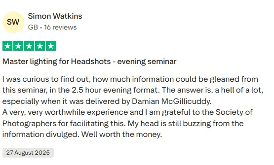 Photography seminar review