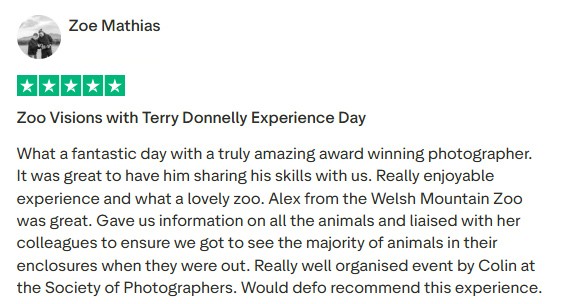 Zoo Photography Experice Day