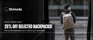 Save 25% on Selected Shimoda Backpacks